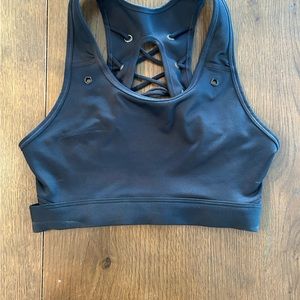 Black Nike sports bra